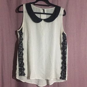 Maurice’s polka dot blouse